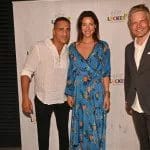 Unter den Gästen bei der Charity Gala für "Lecker hoch drei: Box-Promoter Ismail Özen, hier mit Eventmanagerin Julia Wickmann und Kai Gosslar von "Lecker hoch drei"